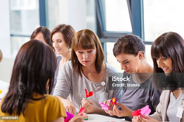 Workshop For Women Stock Photo - Download Image Now - Adult, Craft, Education Training Class