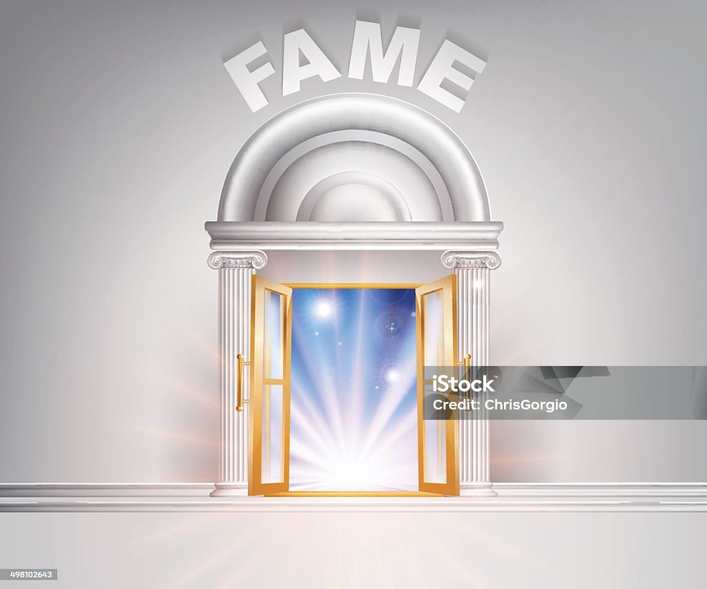 Tür zu Fame - Lizenzfrei Ausschluss Vektorgrafik