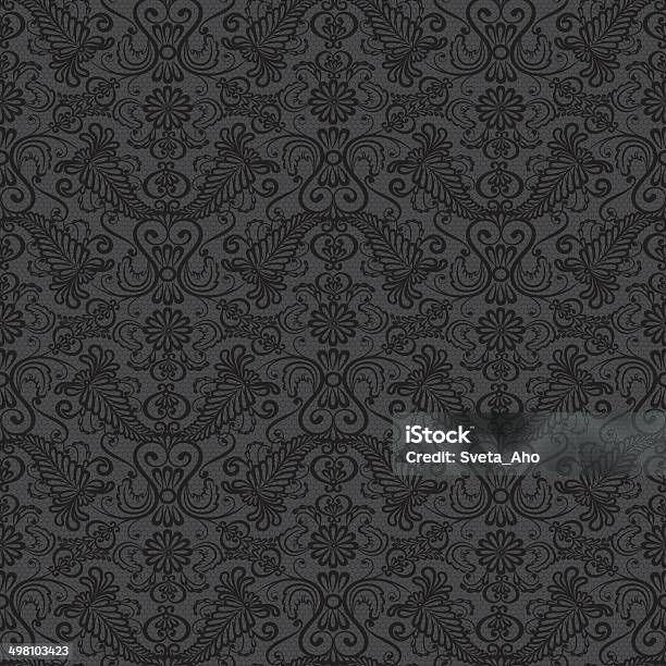 Black Seamless Pattern Stock Illustration - Download Image Now - Gothic  Style, Backgrounds, Pattern - iStock
