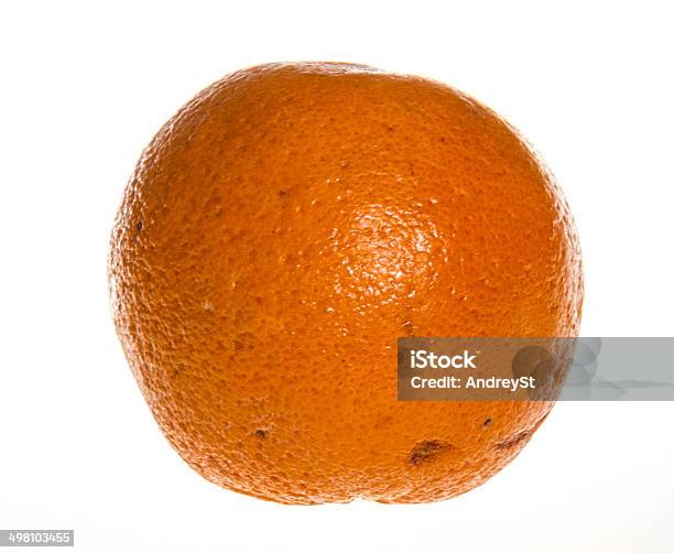 Orange Isolated On A White Background Stock Photo - Download Image Now - Circle, Citrus Fruit, Cross Section