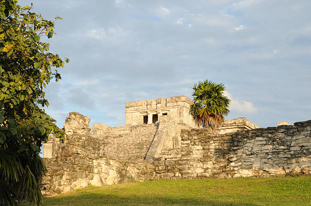 istock Ancient Mayan Temple in Tulum, Mexico named the Castle 498103557