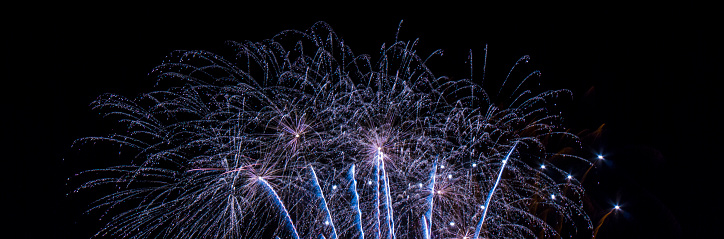 A nightshot of fireworks