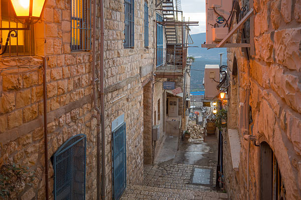 alley cena, safed (tzfat - safed - fotografias e filmes do acervo