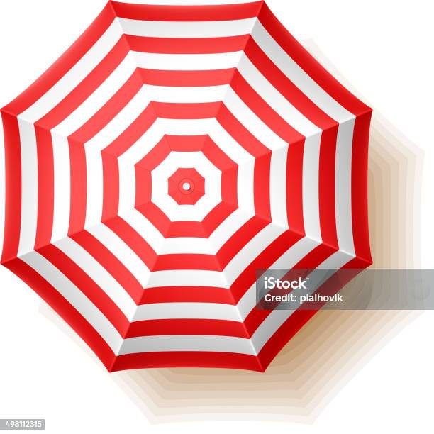 Beach Umbrella Stock Illustration - Download Image Now - Beach Umbrella, Beach, Umbrella