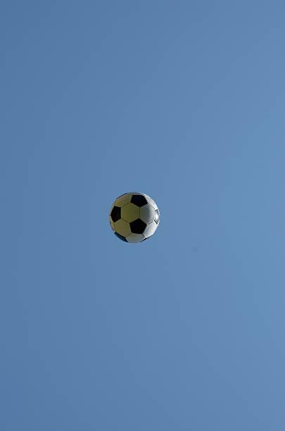 istock Soccer ball in the air 498114719