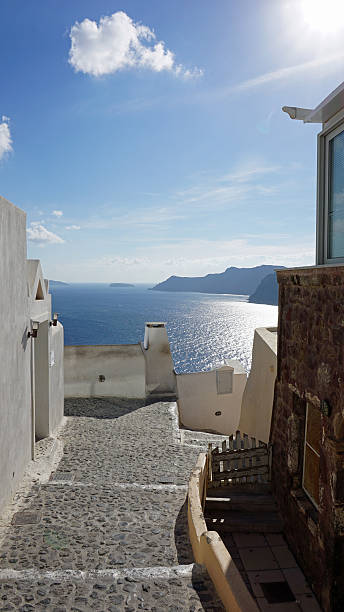 istock view over small oia village on santorini island 498116026