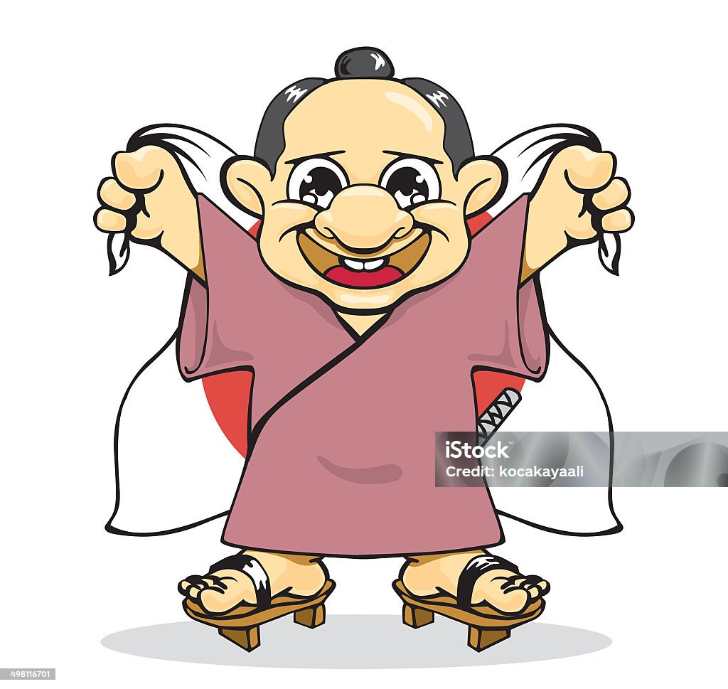 Japanese Man Cartoon Stock Illustration - Download Image Now - Asia, Cartoon,  Child - iStock