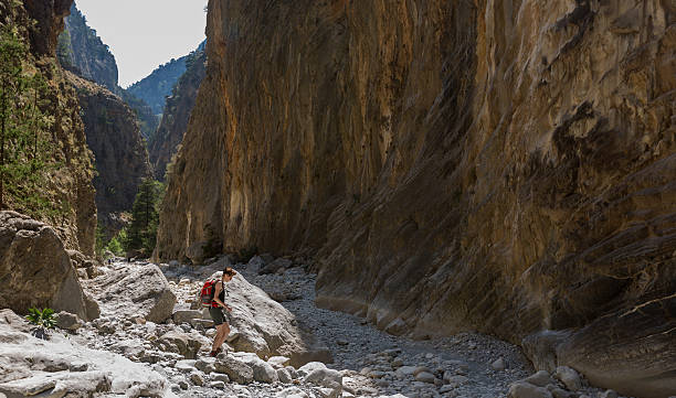 istock Rock face at Samaria Gorge, Crete 498117288