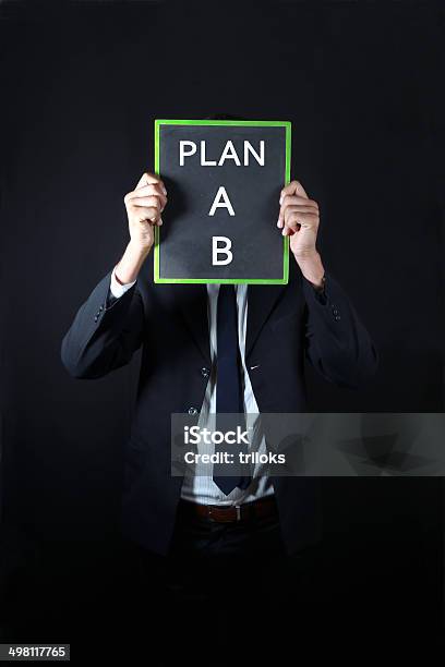 Plan A Lub B - zdjęcia stockowe i więcej obrazów Biały - Biały, Biznes, Biznes finanse i przemysł