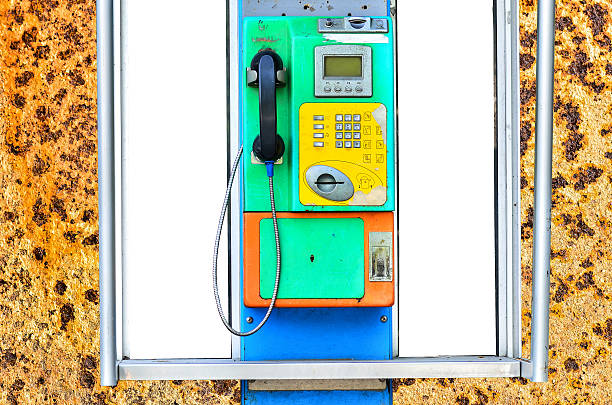istock Old Public telephone 498118128