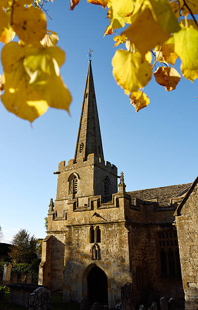 istock Stanton Church in Autumn 498119132