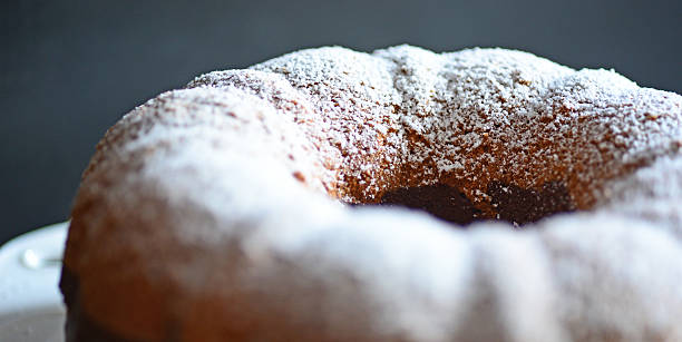 istock Macro of powder sugar on cocoa gugelhupf 498124608