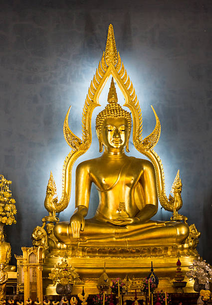 istock Meditating Buddha in Wat Pho Temple, Bangkok. 498124848