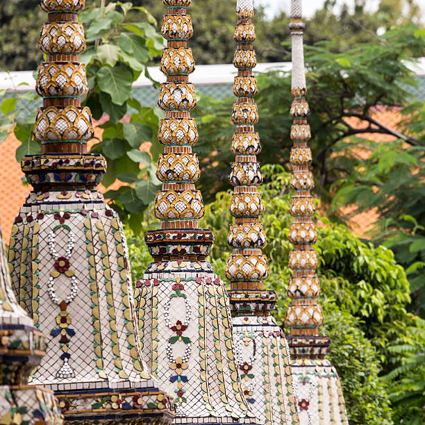 Beautiful Wat Pho temple in Bangkok Thailand