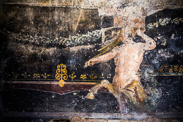 istock Painting in Pompeii house 498126513
