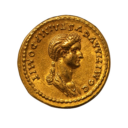 Gold Roman Portrait Medallion C200-400AD