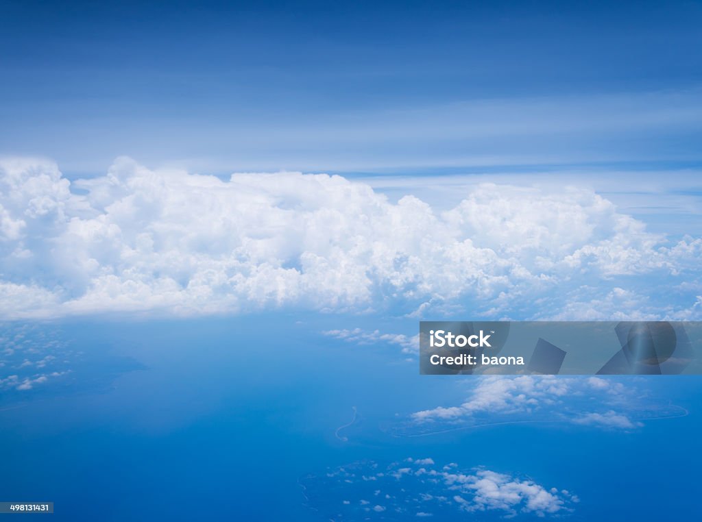 Aerial view of bay Aerial view of beautiful bay in south china. Above Stock Photo