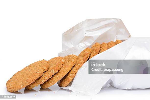 Oat Biscuit Cookie Stock Photo - Download Image Now - Baked, Bakery, Brown