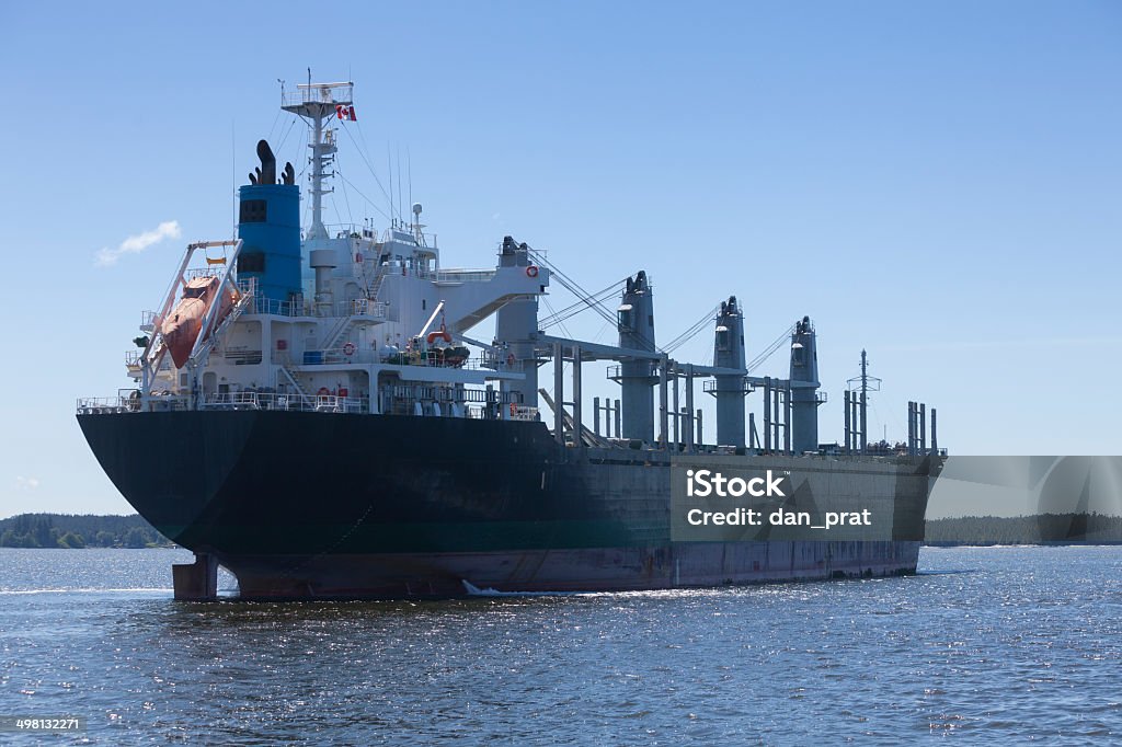 Cargo Schiff - Lizenzfrei Anker werfen Stock-Foto