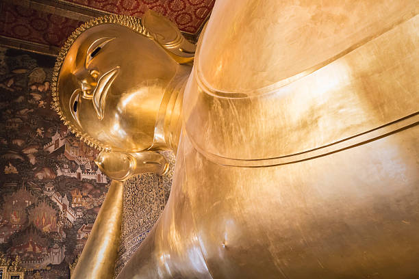 istock Reclining Buddha gold statue ,Wat Pho, Bangkok, Thailand 498139262
