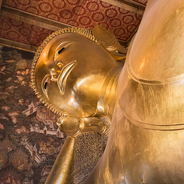 istock Reclining Buddha gold statue ,Wat Pho, Bangkok, Thailand 498139330
