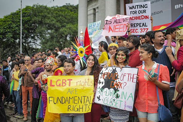 Gay_Pride_India stock photo