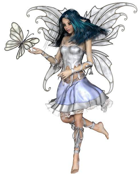 istock Snowflake Butterfly Fairy 498139370
