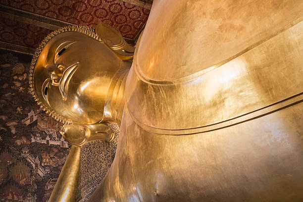 istock Reclining Buddha gold statue ,Wat Pho, Bangkok, Thailand 498139524