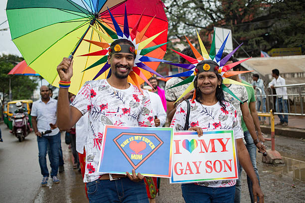 gay_pride_india - parasol umbrella asian ethnicity asian culture スト�ックフォトと画像