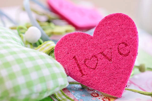 istock Colorful hearts for decoration 498144092