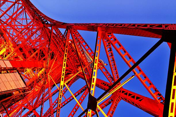 Blue Sky and Tokyo tower,Tokyo JAPAN