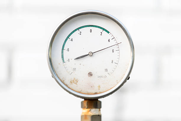 istock Water Pressure Gauge Frontal View 498145518