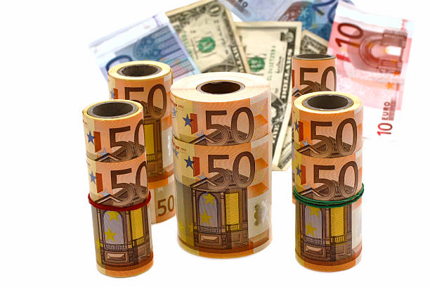 istock currency of different denominations on a white background 498145944