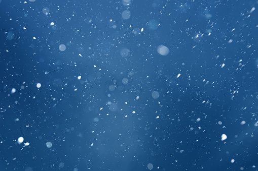 Background with falling snow.
