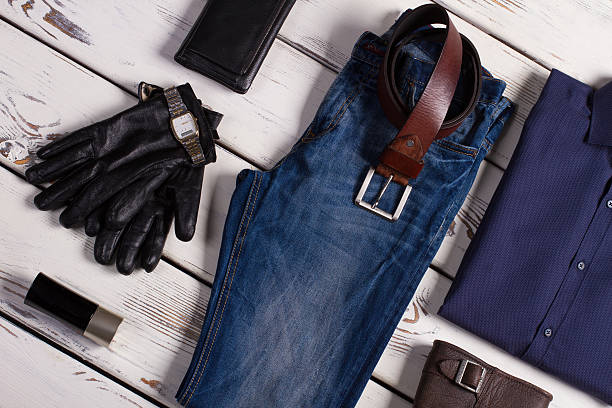 istock Branded clothing and accessories. 498152740
