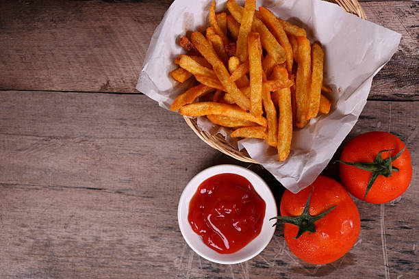 istock french fries with tomato sauce 498152752