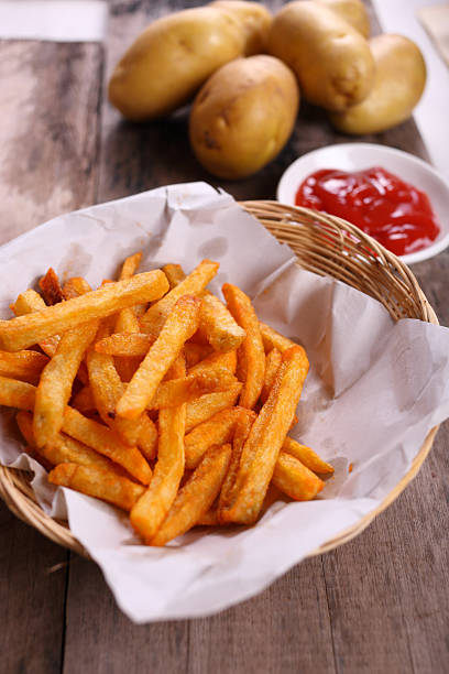 istock french fries with tomato sauce 498152962