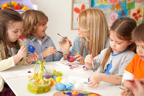 istock Cute kids in kindergarden. 498168707
