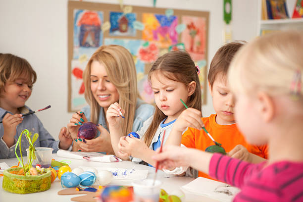 istock Cute kids in kindergarden. 498168709