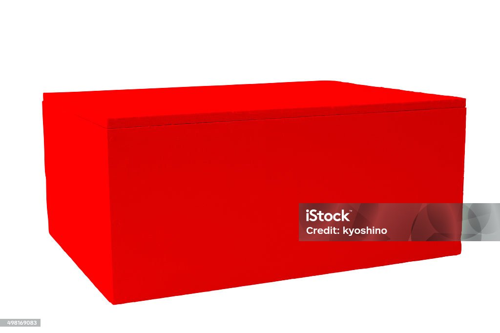 木製の空白のボックスレッド - カットアウトのロイヤリティフリーストックフォト