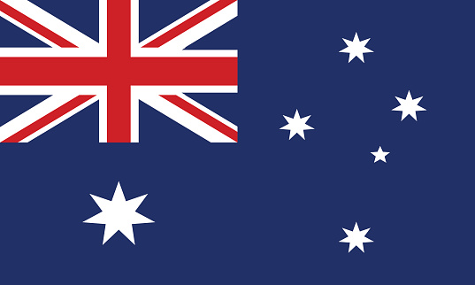 Flag of Australia vector illustration