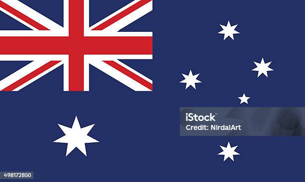 Flag Of Australia Stock Illustration - Download Image Now - Cross Shape, South, Constellation