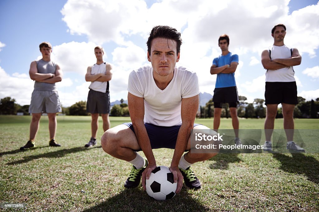 Die preisgekrönten team. jeder Zeit - Lizenzfrei Fußball Stock-Foto