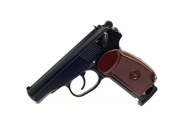 istock true copy of dusty air gun on a white background 498173698