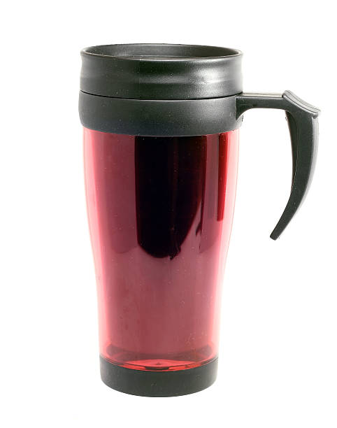 istock Thermocup dusty red on a white background 498173810
