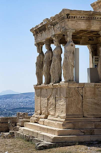 istock The temple with the Caryatids in the Acropolis, Athens, Greece 498174563