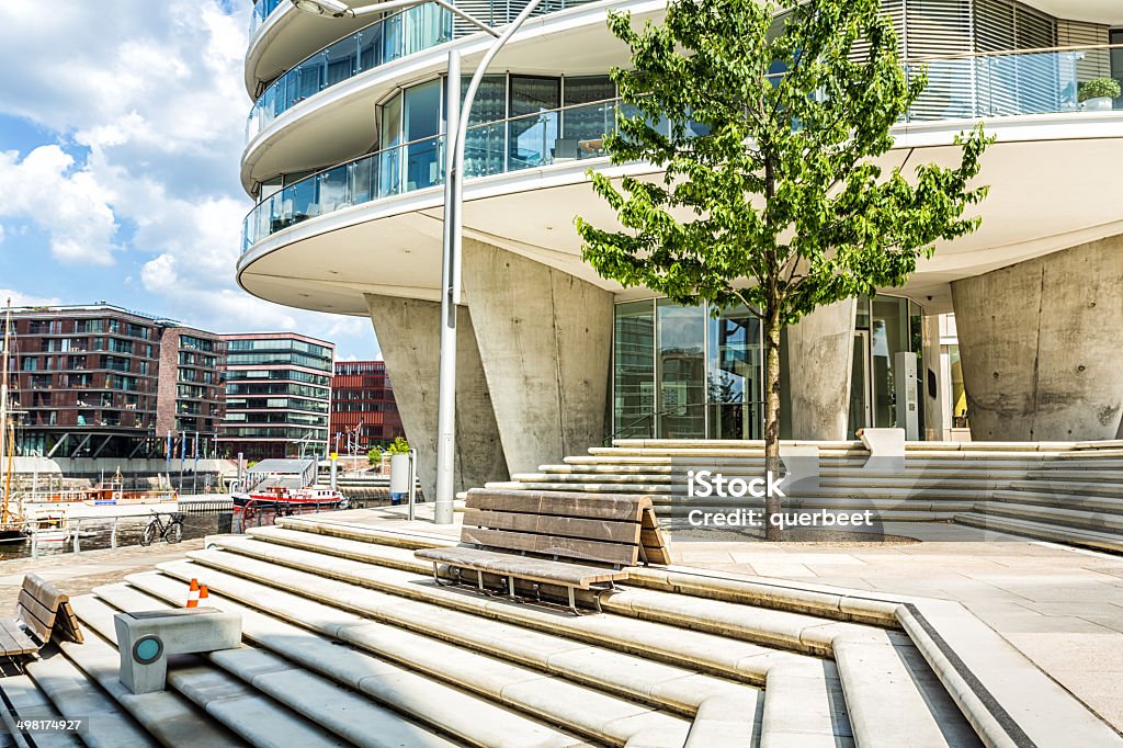Luxus-apartment-Häuser in Hamburg in der Nähe der Hafencity - Lizenzfrei Architektur Stock-Foto