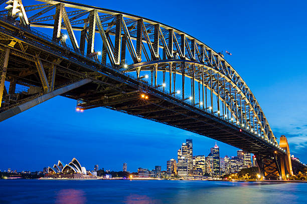 istock Sydney Harbour Bridge with opera house in the background 498176198