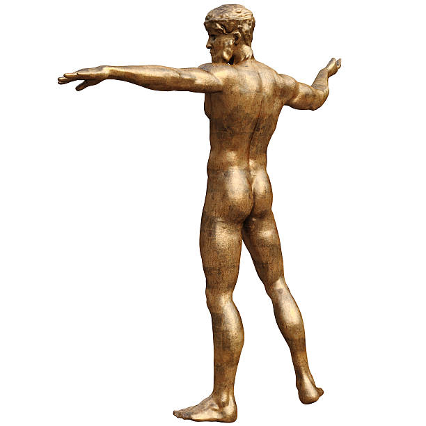 istock Bronze statue of man 498187484