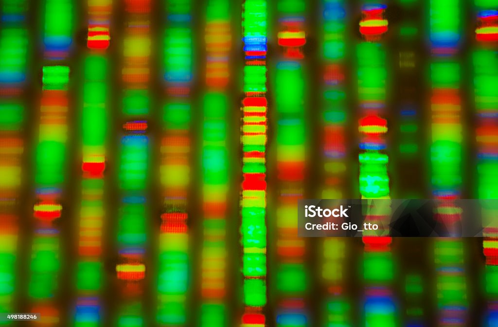 DNA sequence Graphic representation of the DNA sequence Lifestyles Stock Photo